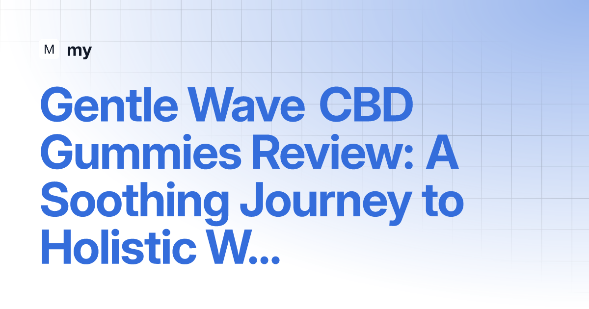 gentlewavecbdgummies.gitbook.io