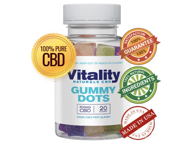 Vitality Naturals CBD Gummy Dots