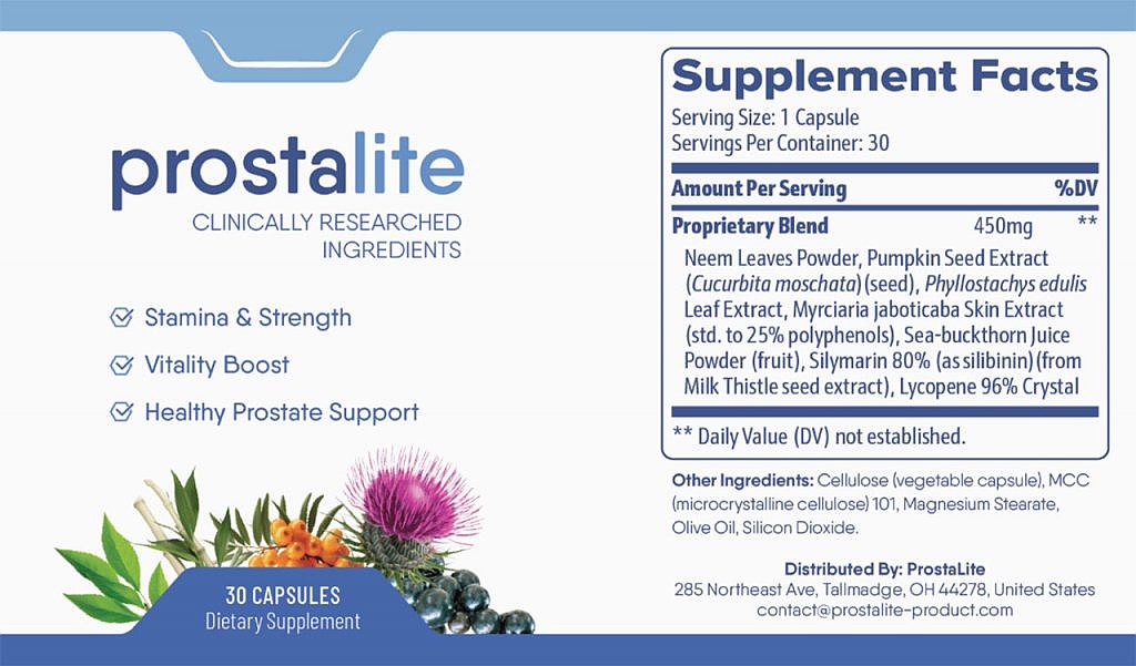 Prostalite Reviews – Does It Really Support Prostate Health & Reduce  Symptoms of BPH? - SeaIsle News