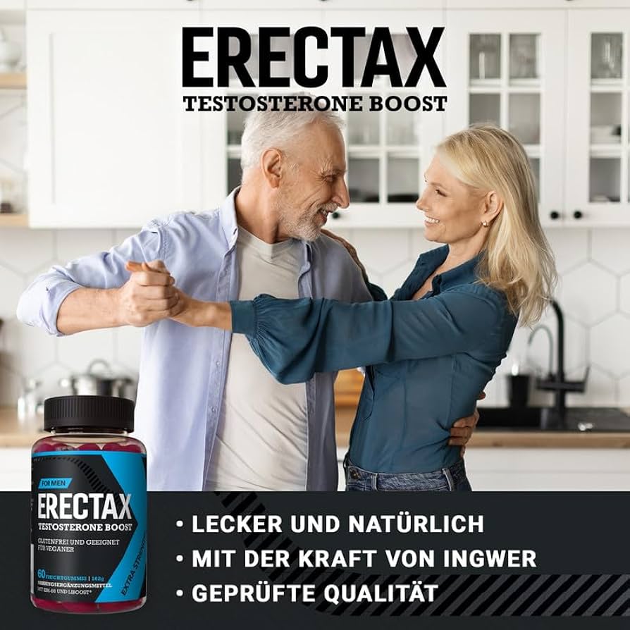 ERECTAX Fruit Gums High Dose - Premium Pleasure Pills for the Active Man -  Innovative Men's Complex with KSM-66-Ashwagandha - Natural Formula for Male  Desire - Vegan Men Supplement : Amazon.de: Health